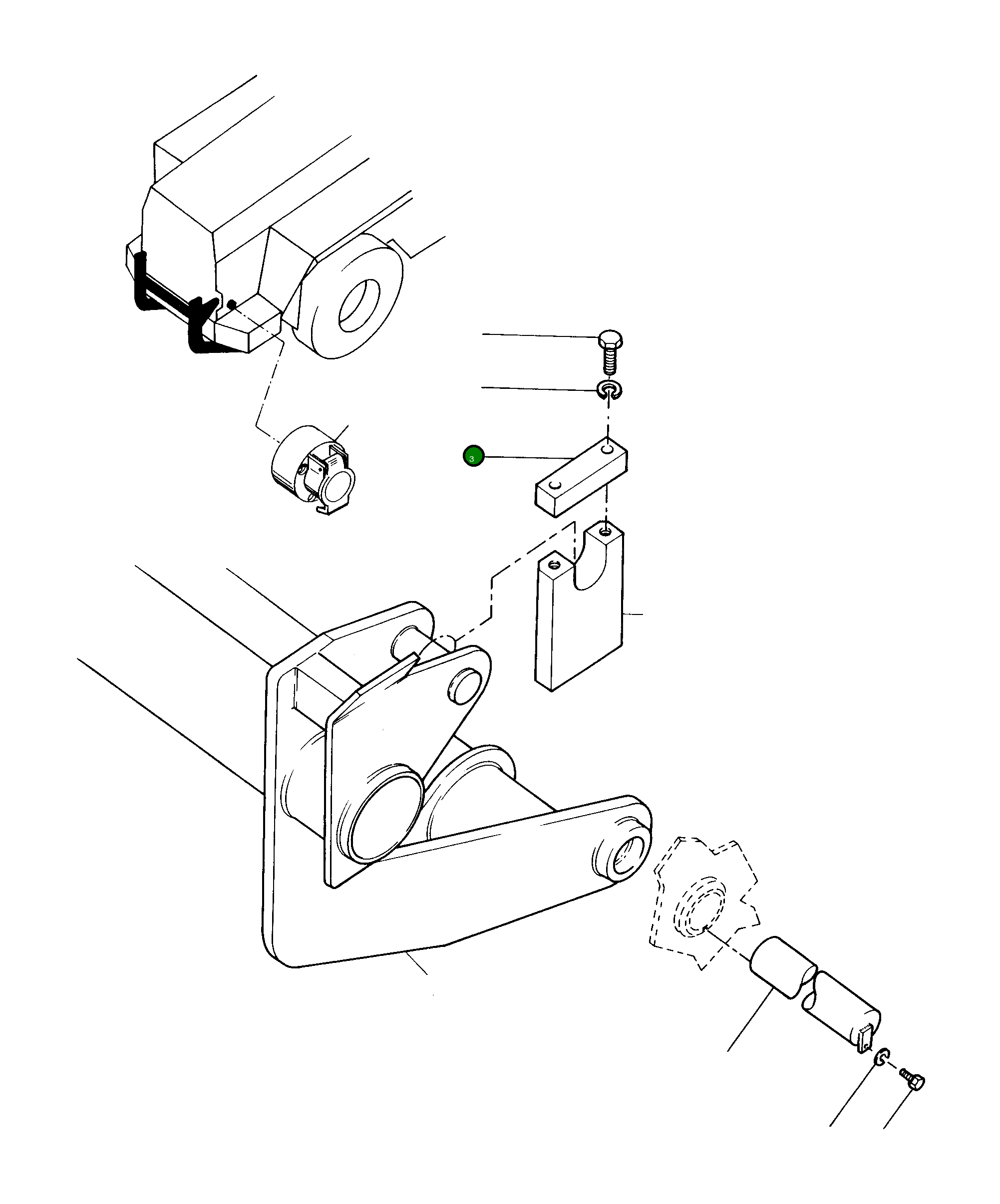 Крышка 2975523M1 Komatsu