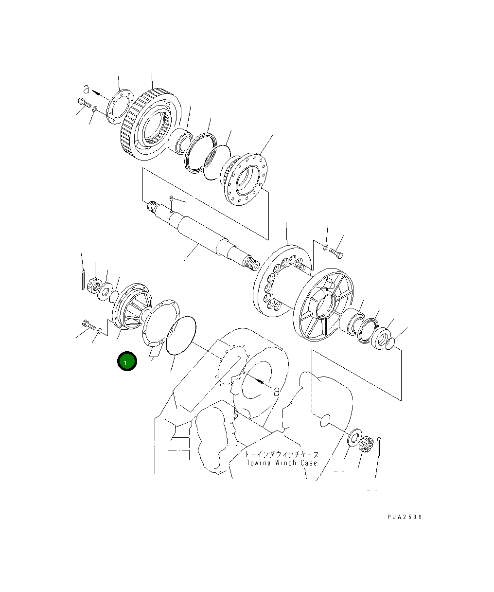 Крышка 14X-960-1590 Komatsu