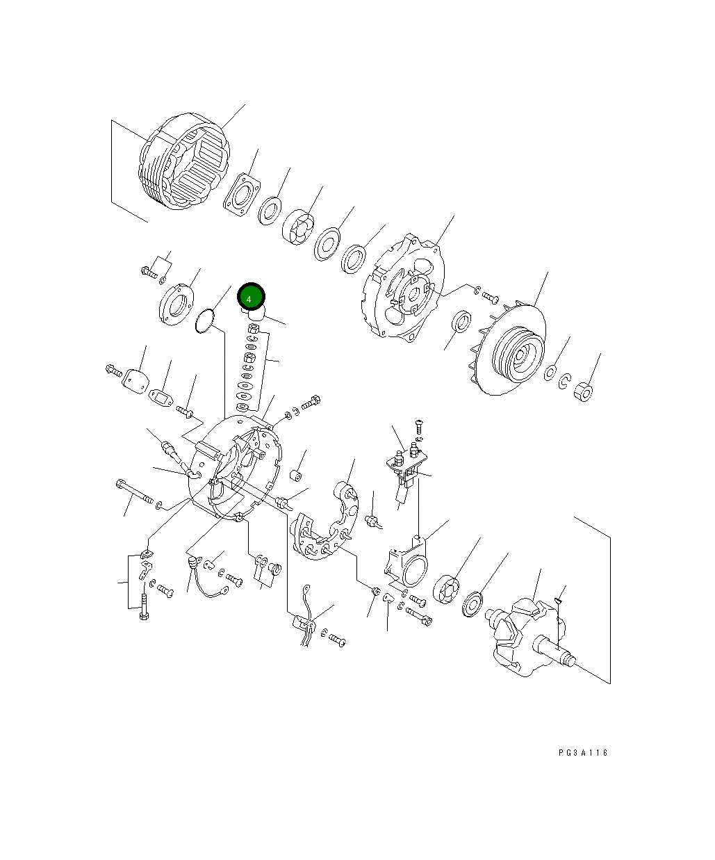 Кольцо уплотнительное (O-Ring) SD4142-01600X0 Komatsu
