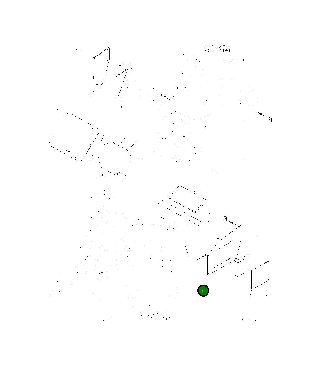 Крышка 423-46-69160 Komatsu