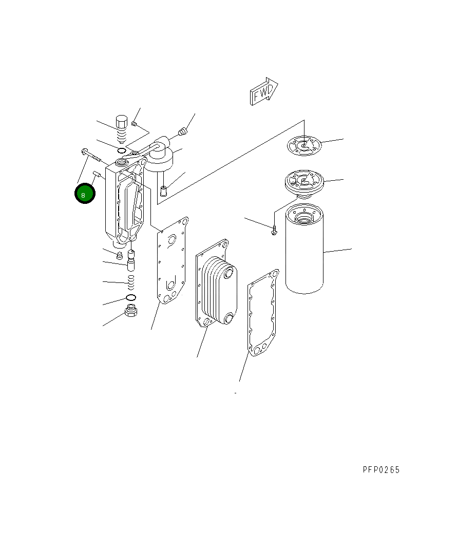 Болт 1295146H1 Komatsu