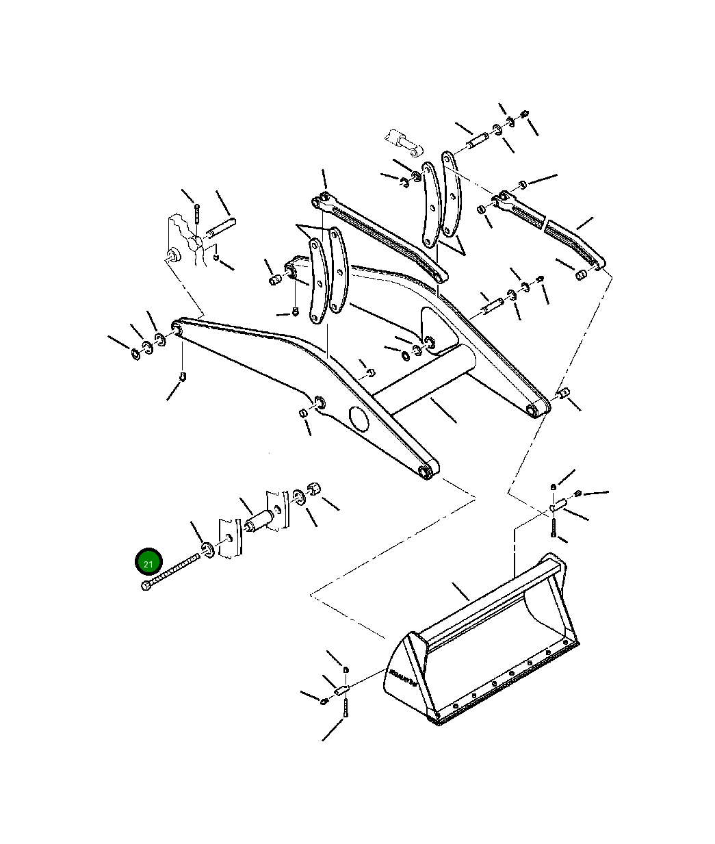 Болт 37A-09-14700 Komatsu