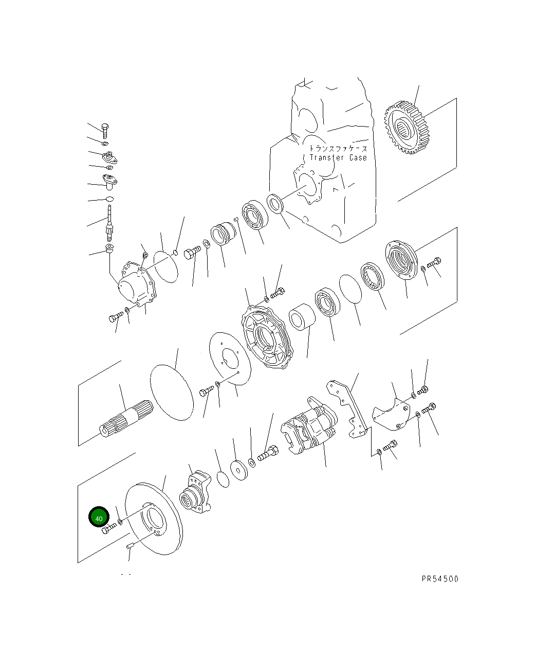 Болт 01050-51640  Komatsu