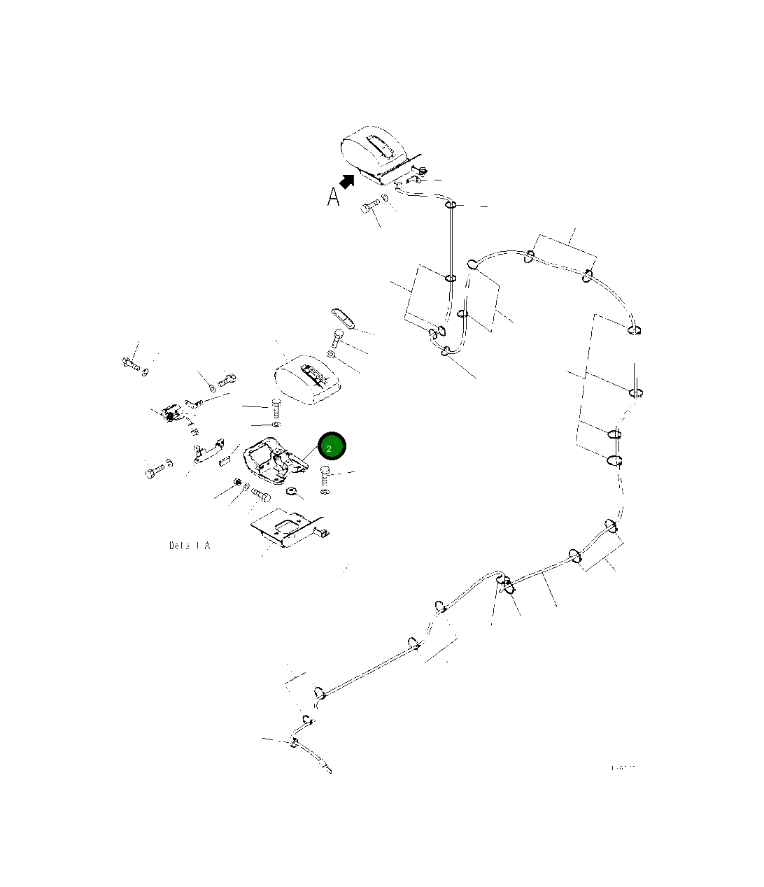 Крышка 22U-06-31260  Komatsu