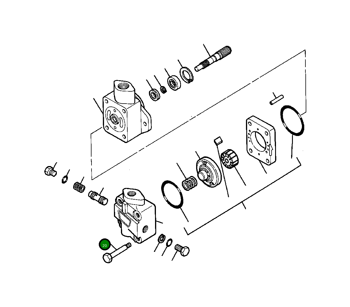 Болт 129 038 Komatsu