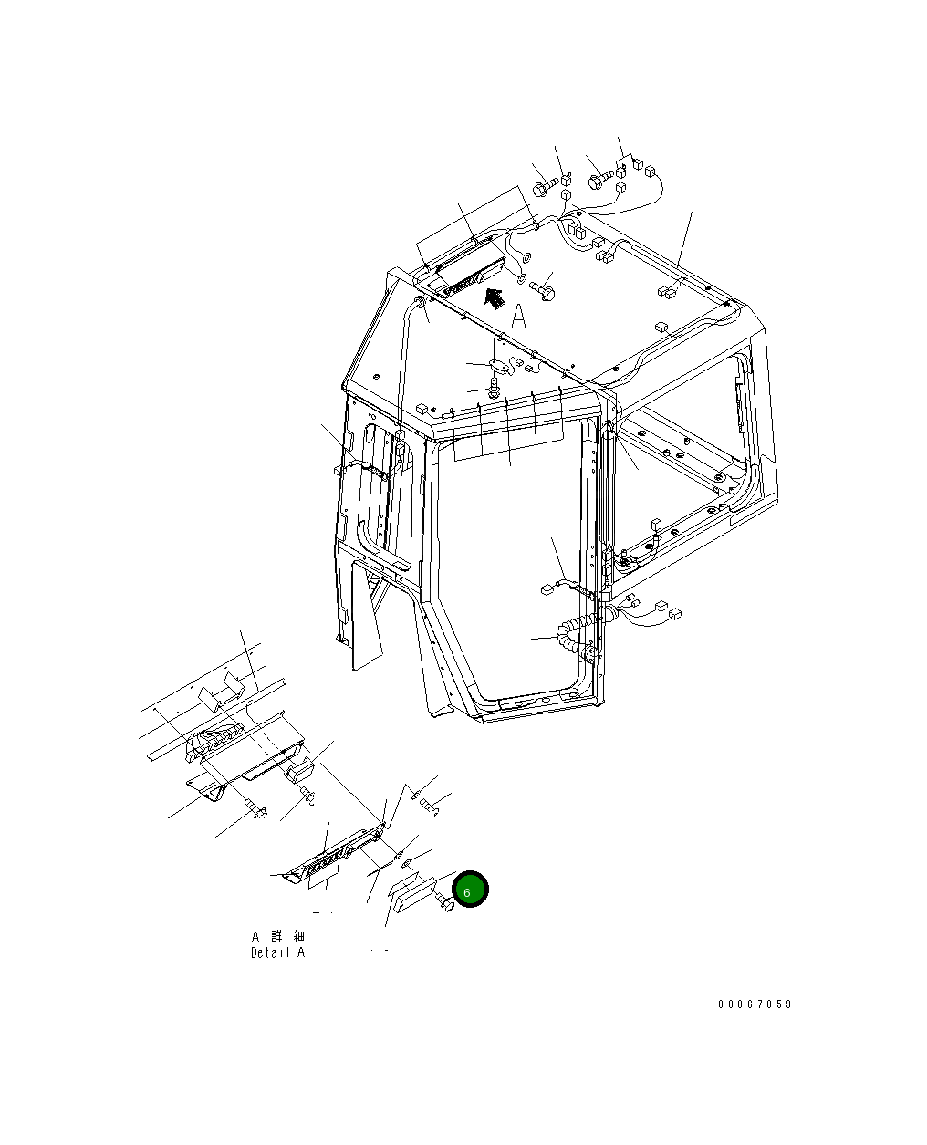 Крышка 198-Z11-6390  Komatsu