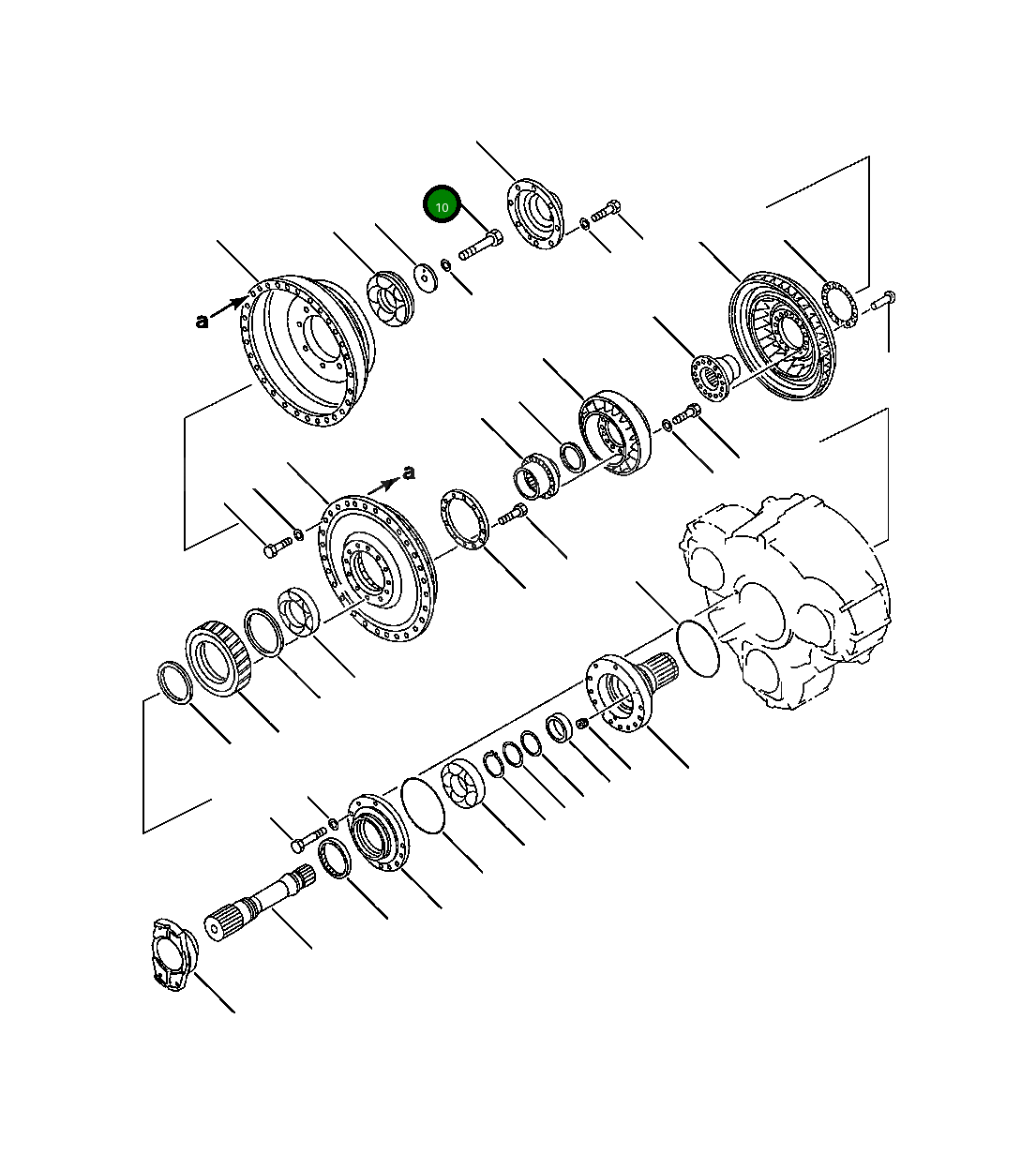 Болт 01010 61690 Komatsu