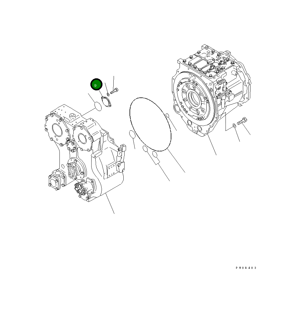 Крышка 134-13-64450 Komatsu
