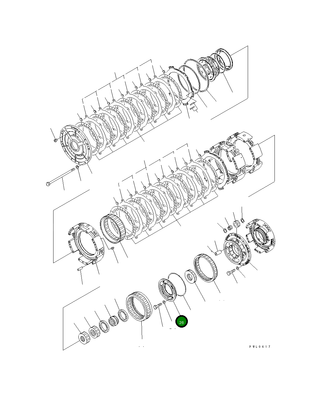 Крышка 198-15-32860  Komatsu