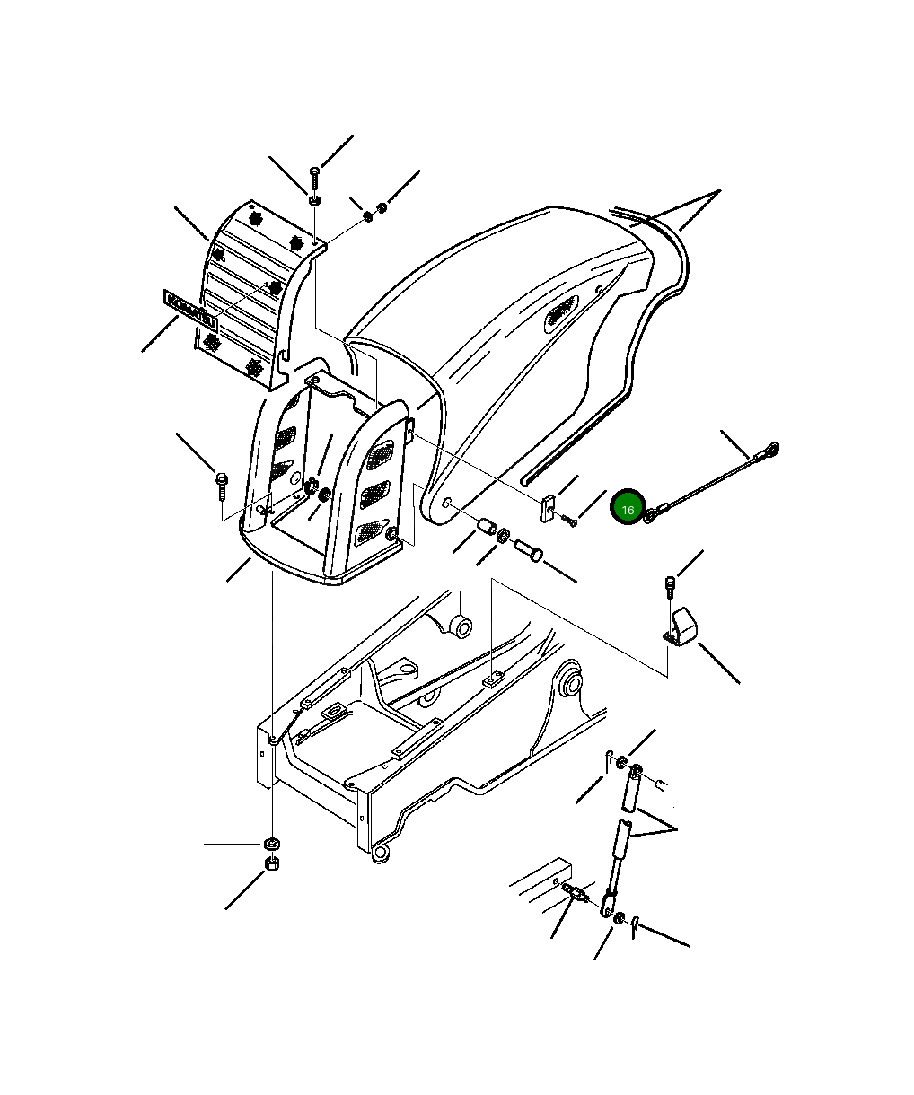 Болт 801200649 Komatsu