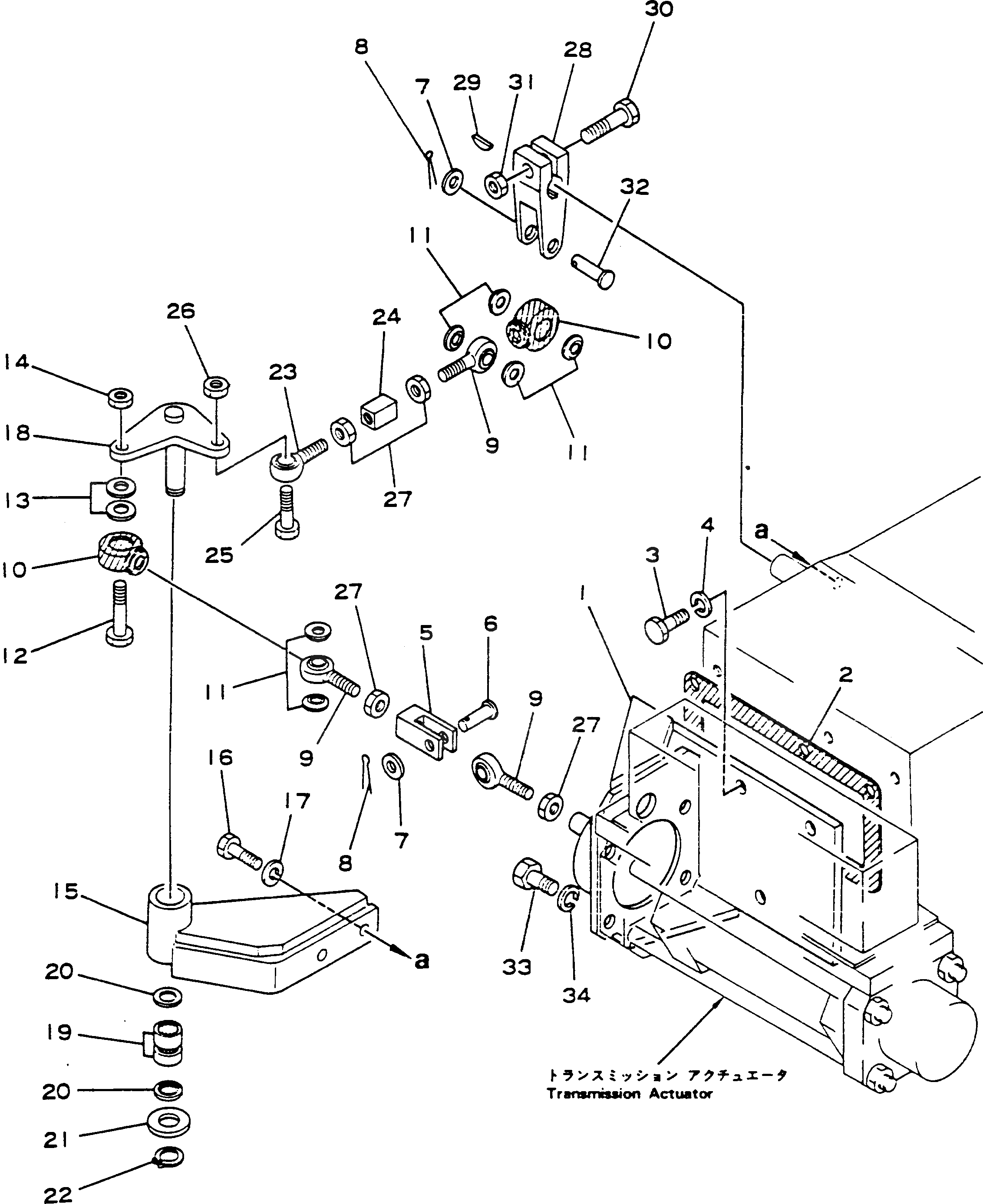 Болт 07372-21225  Komatsu