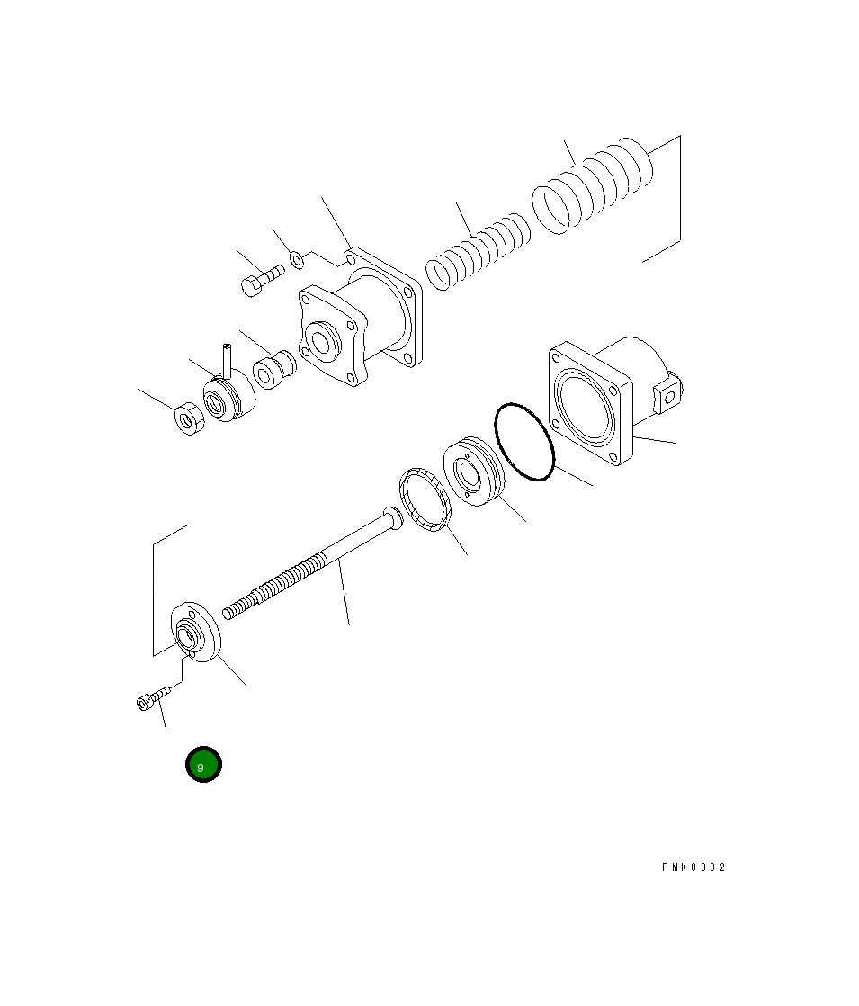 Болт 22T-34-11170  Komatsu