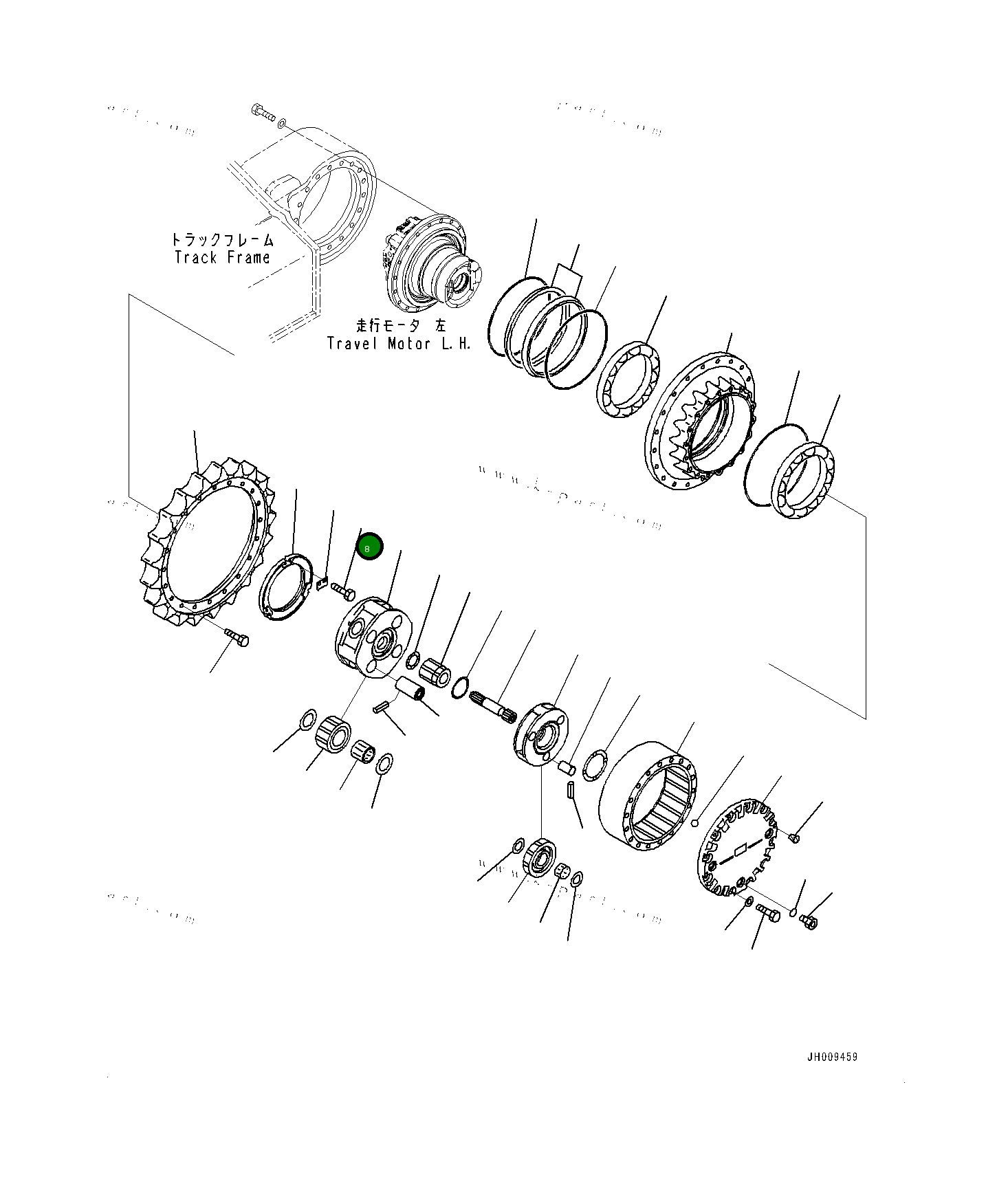 Болт 0101081020 Komatsu