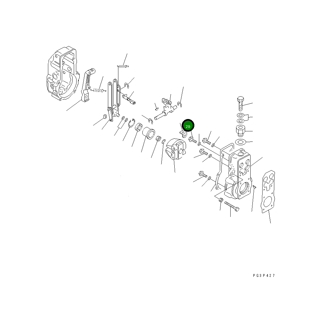 Болт ND949044-4000  Komatsu