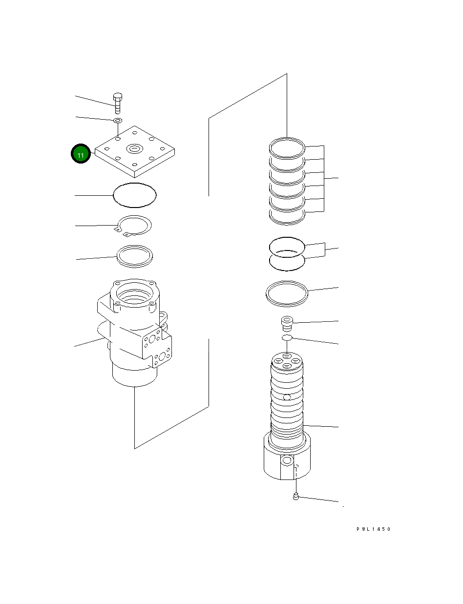Крышка 703-09-93621 Komatsu