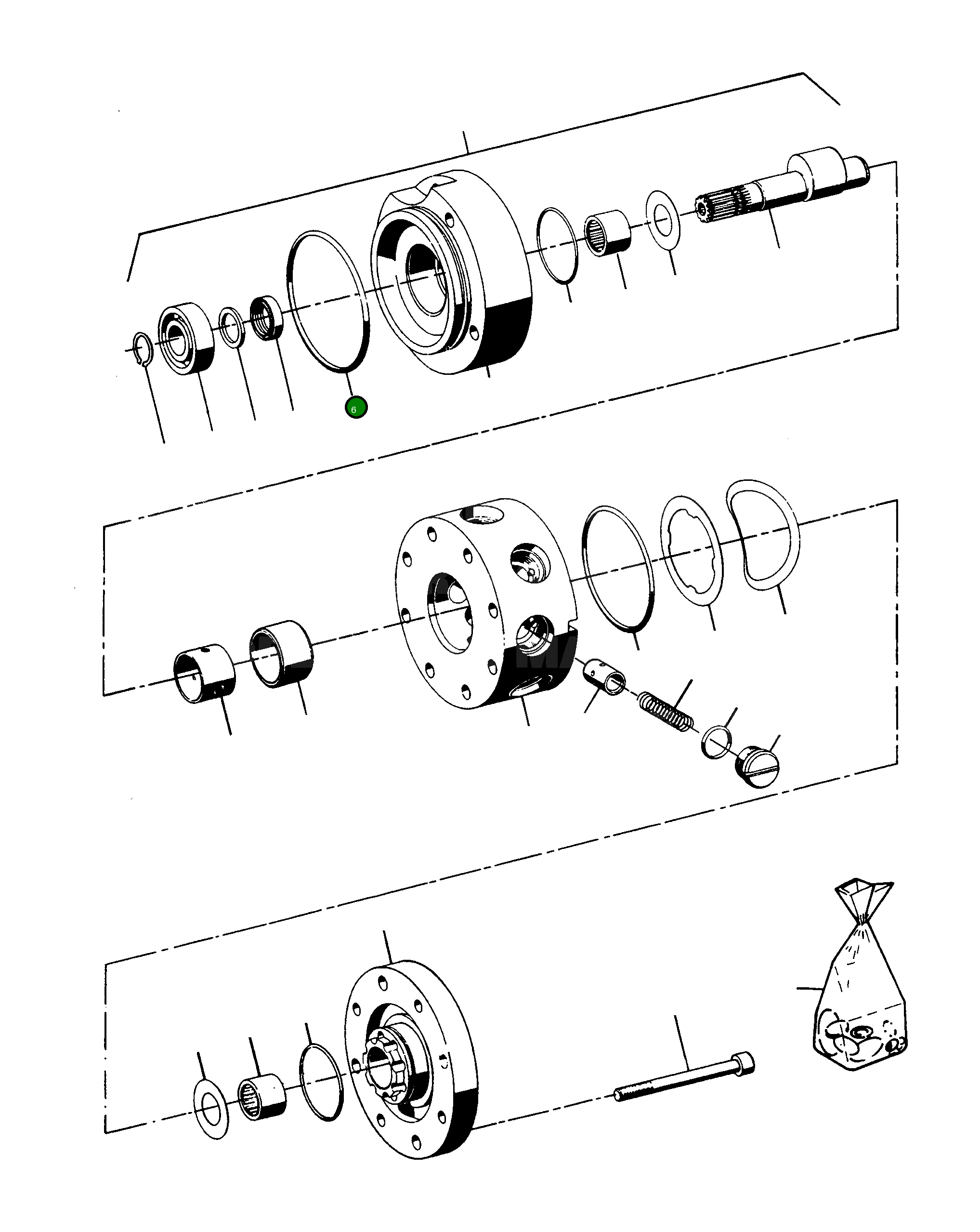 Кольцо уплотнительное (O-Ring) 3004919X1 Komatsu