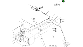 Крышка 561-86-8A340 Komatsu