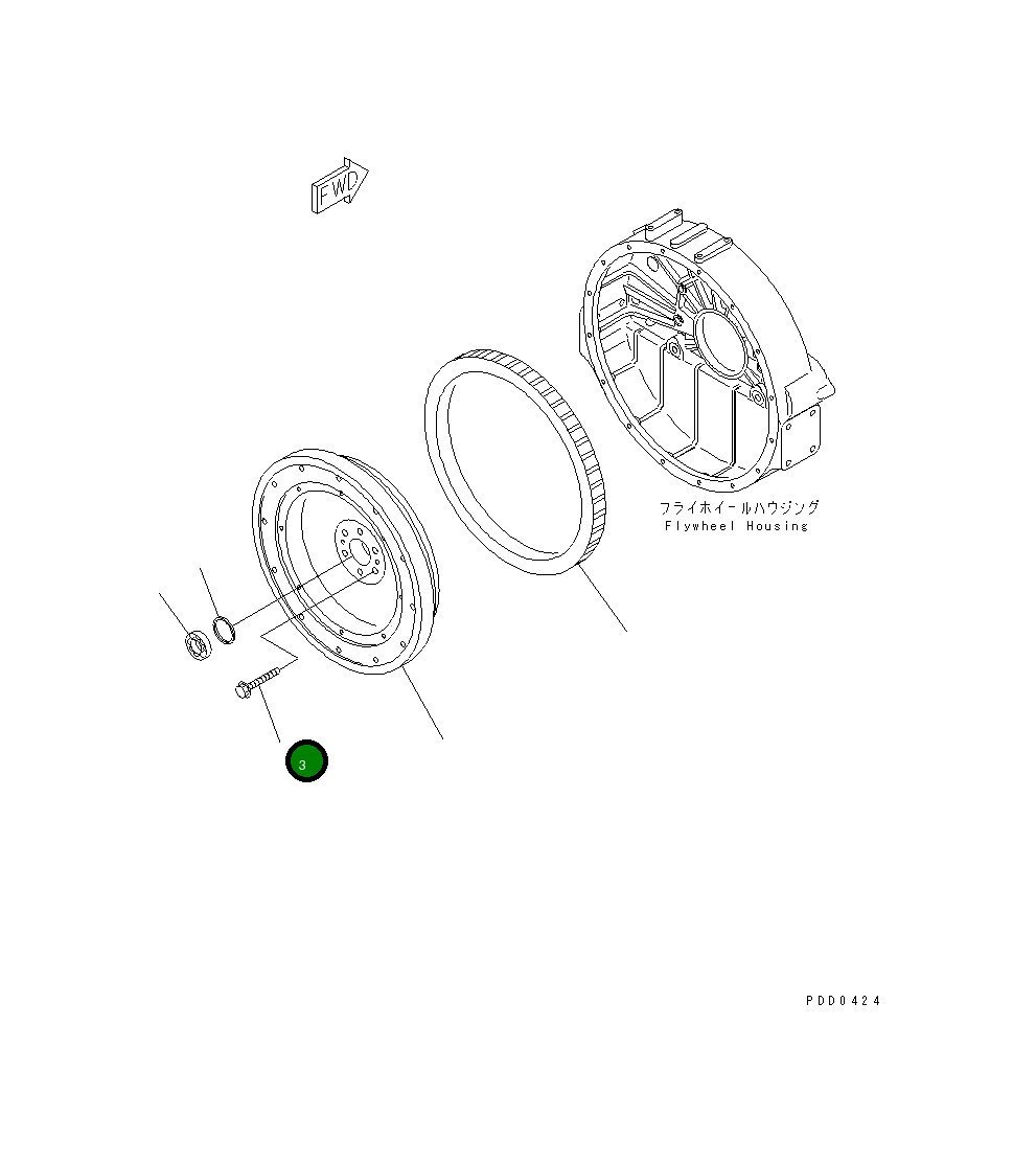 Болт 6210-31-1350 Komatsu