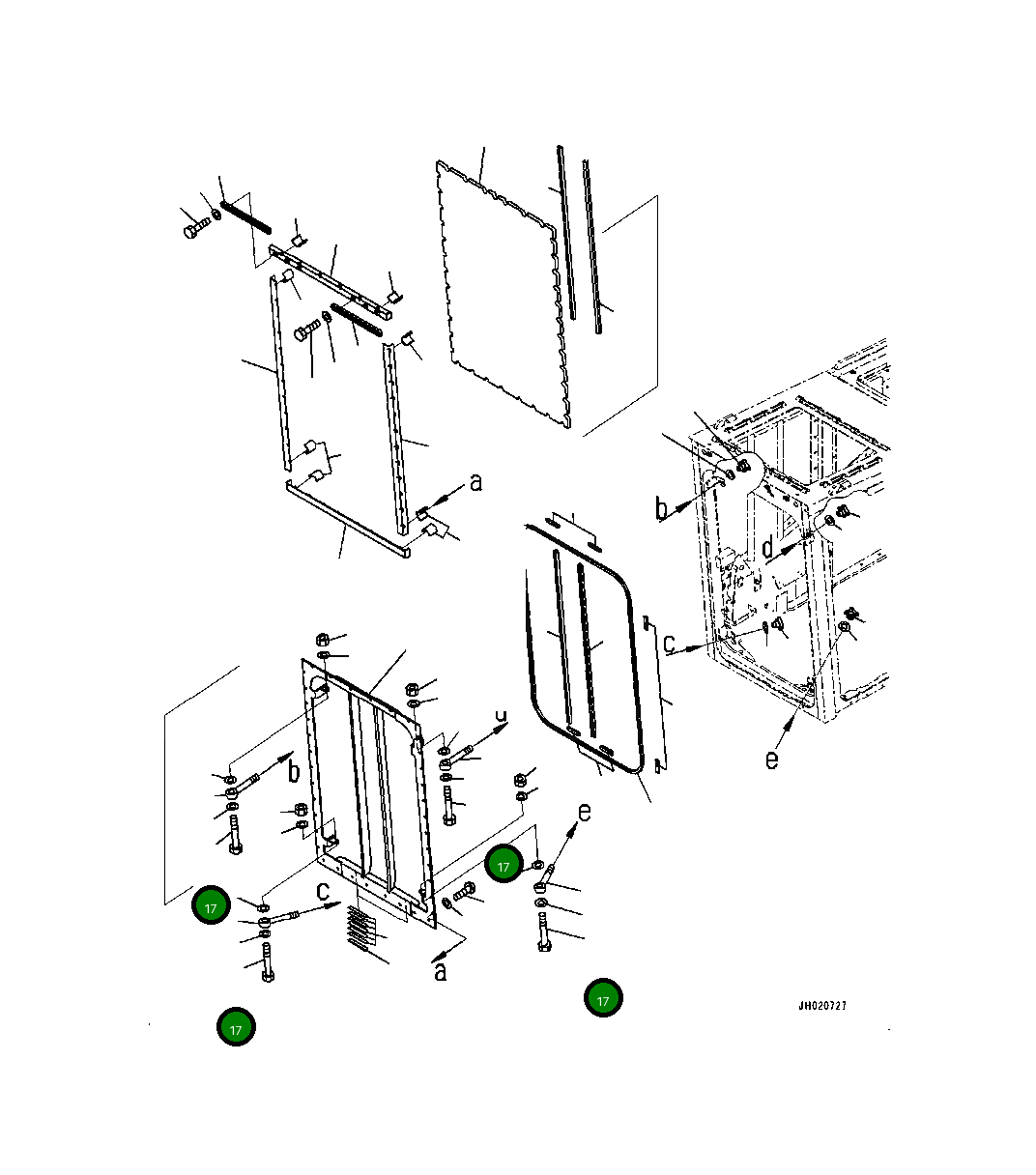 Болт 4A2-53-16460 Komatsu