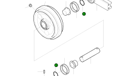 Кольцо уплотнительное (O-Ring) S8010451 Komatsu