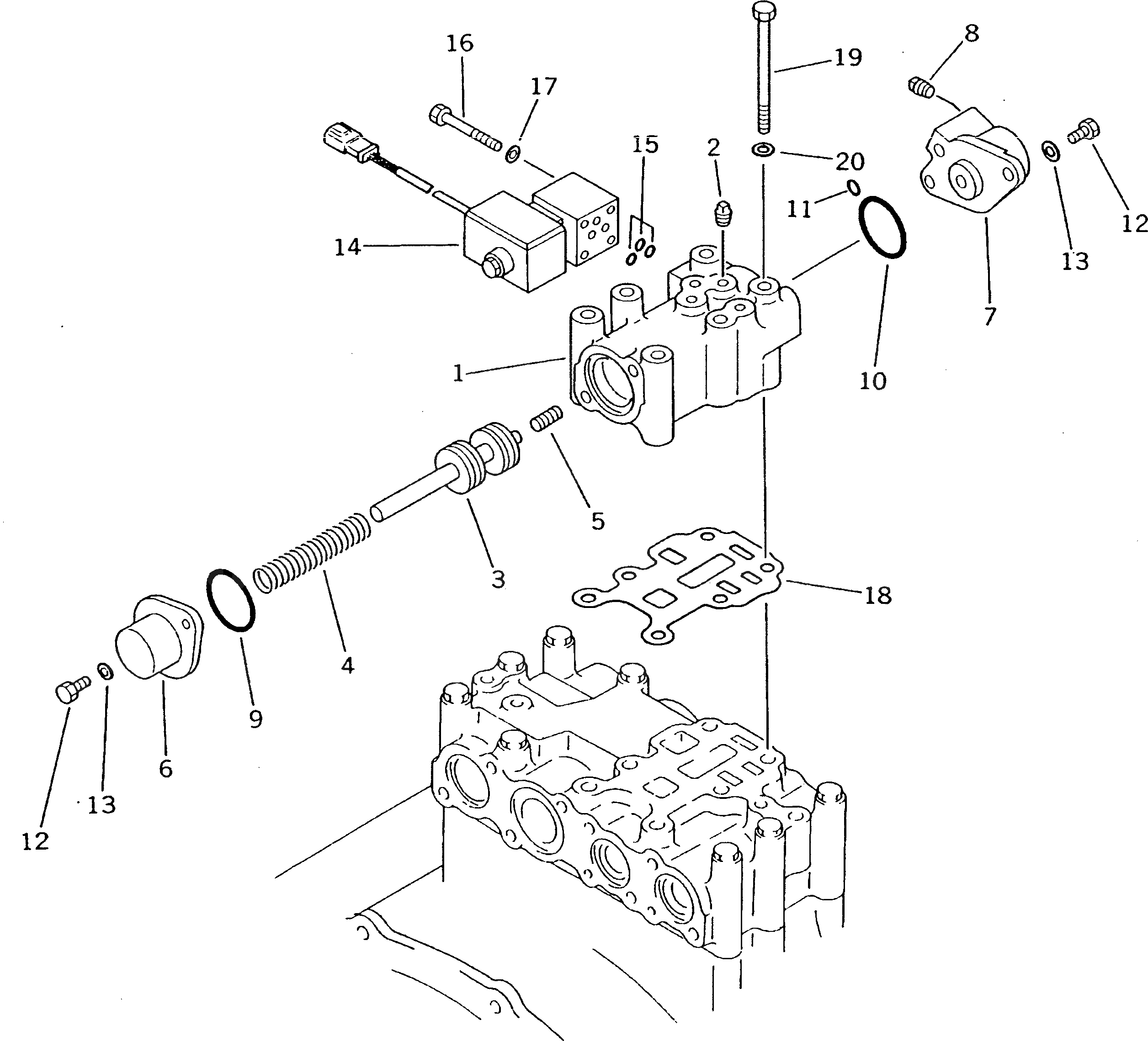 Болт 01010-30655 Komatsu