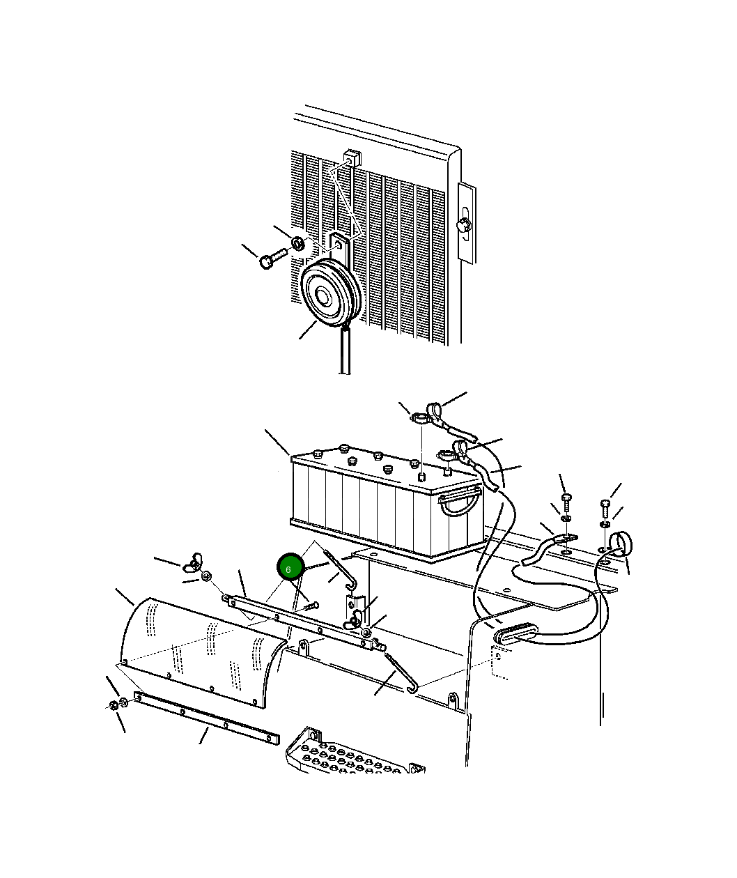Болт 801250144  Komatsu