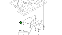 Крышка 20Y-54-28571 Komatsu