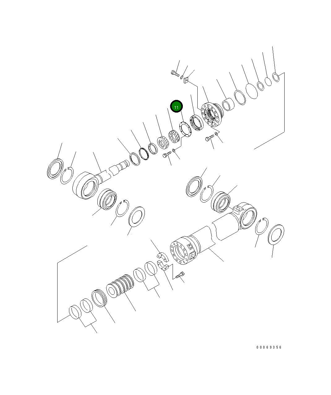 Крышка 707-88-04820 Komatsu