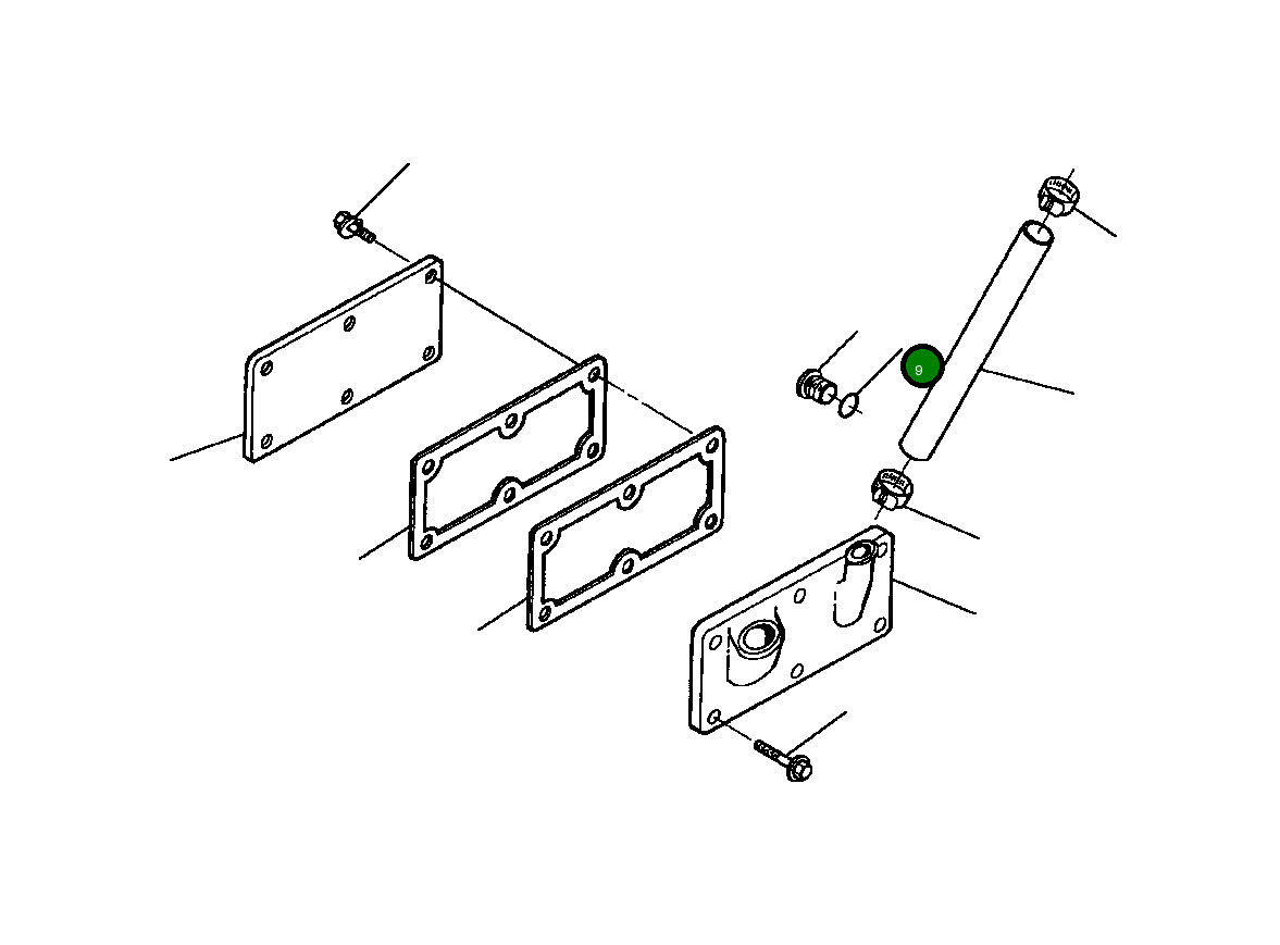 Кольцо уплотнительное (O-Ring) 1240 473 H1  Komatsu