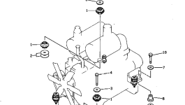 Болт 01019-11850 Komatsu