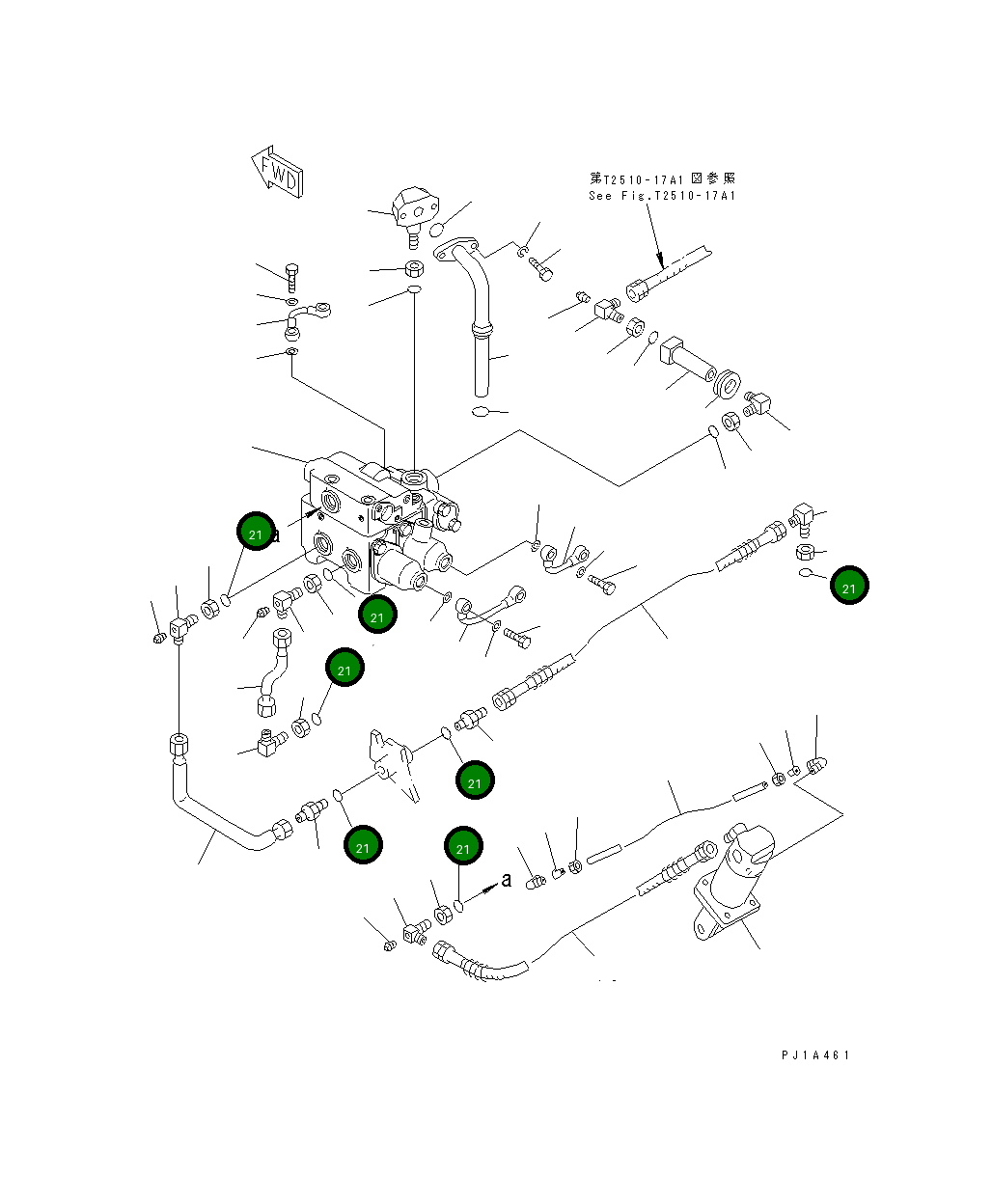 Кольцо уплотнительное (O-Ring) 07000-43017 Komatsu
