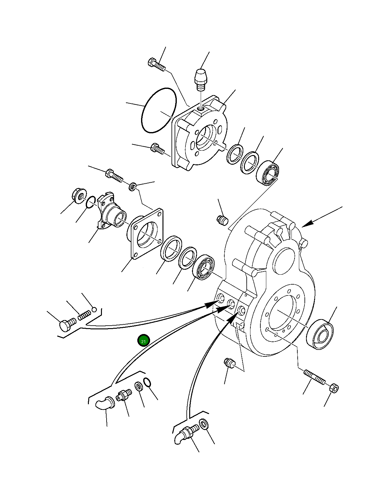 Кольцо уплотнительное (O-Ring) 22E-22-11640  Komatsu