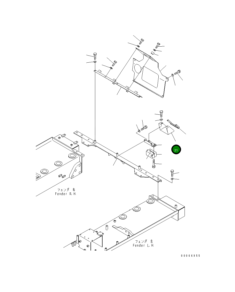 Крышка 198-06-71171 Komatsu