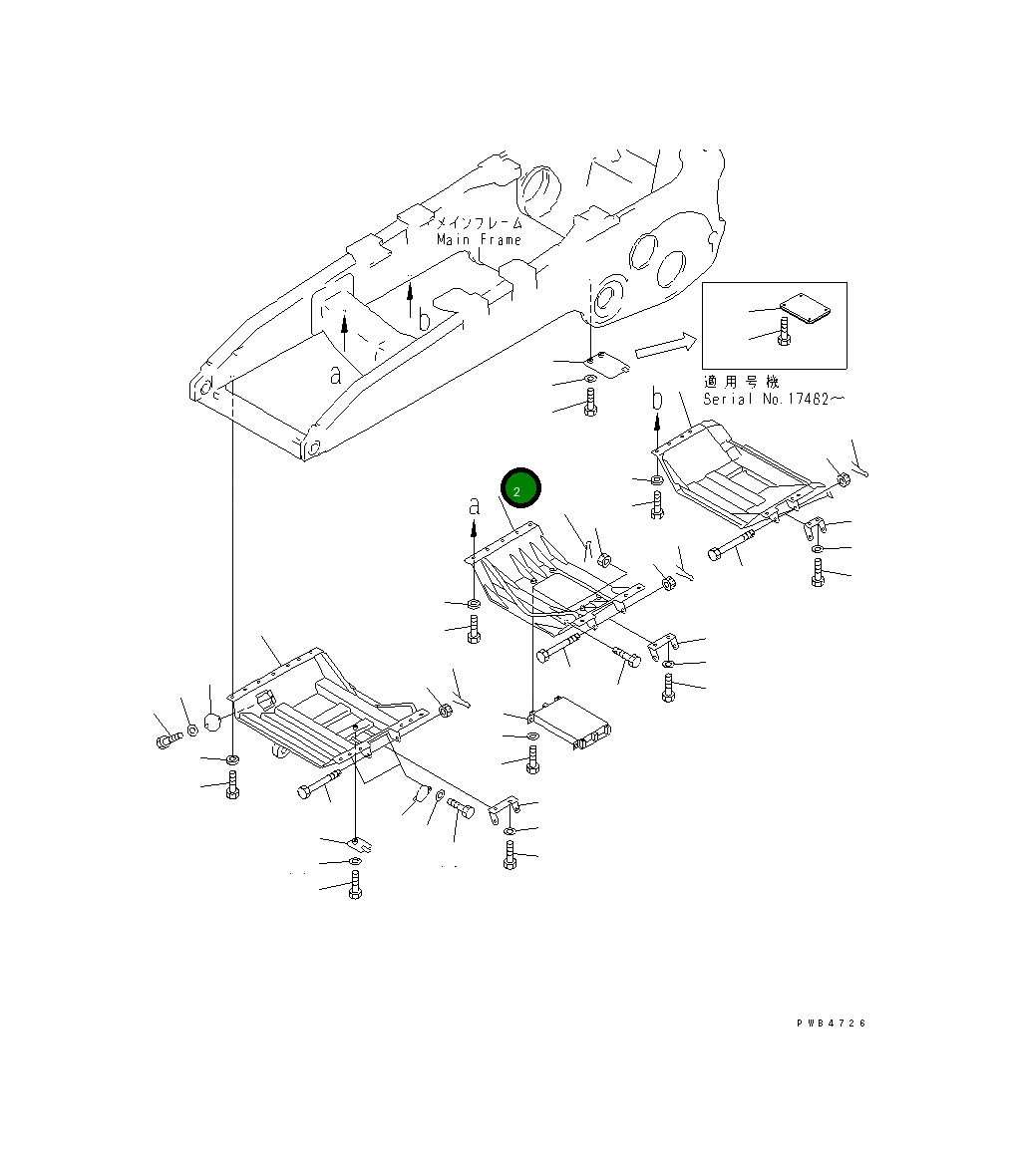 Крышка 195-54-49311 Komatsu