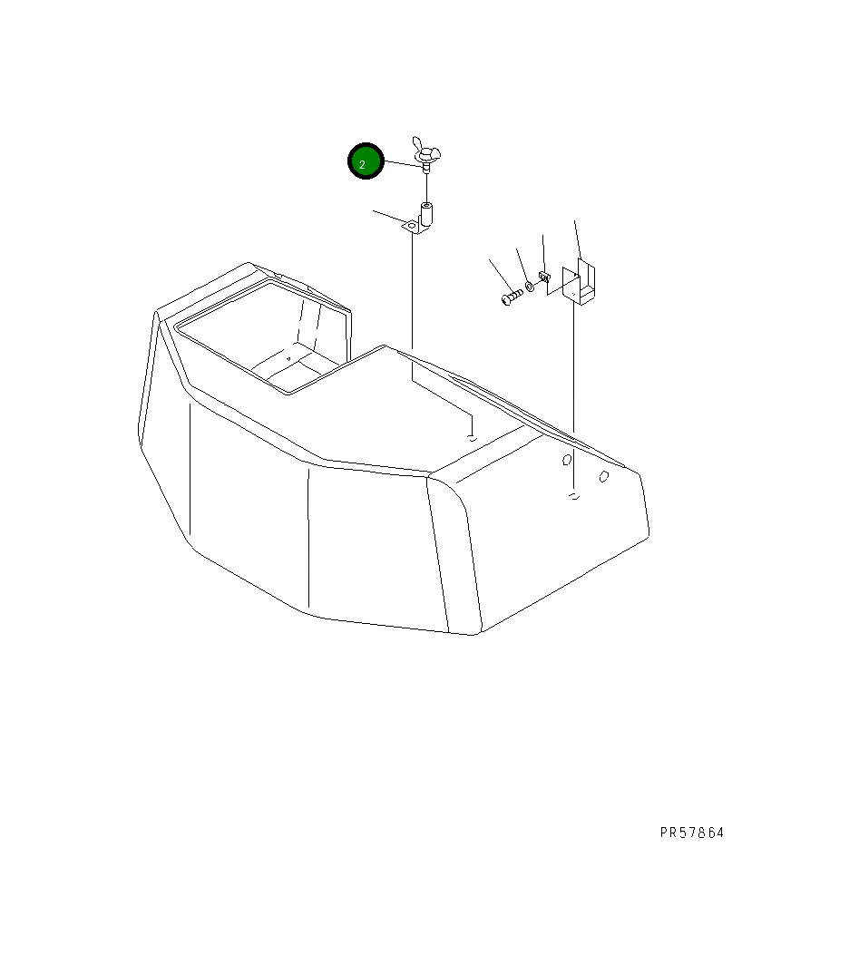 Болт 26A-46-12360 Komatsu