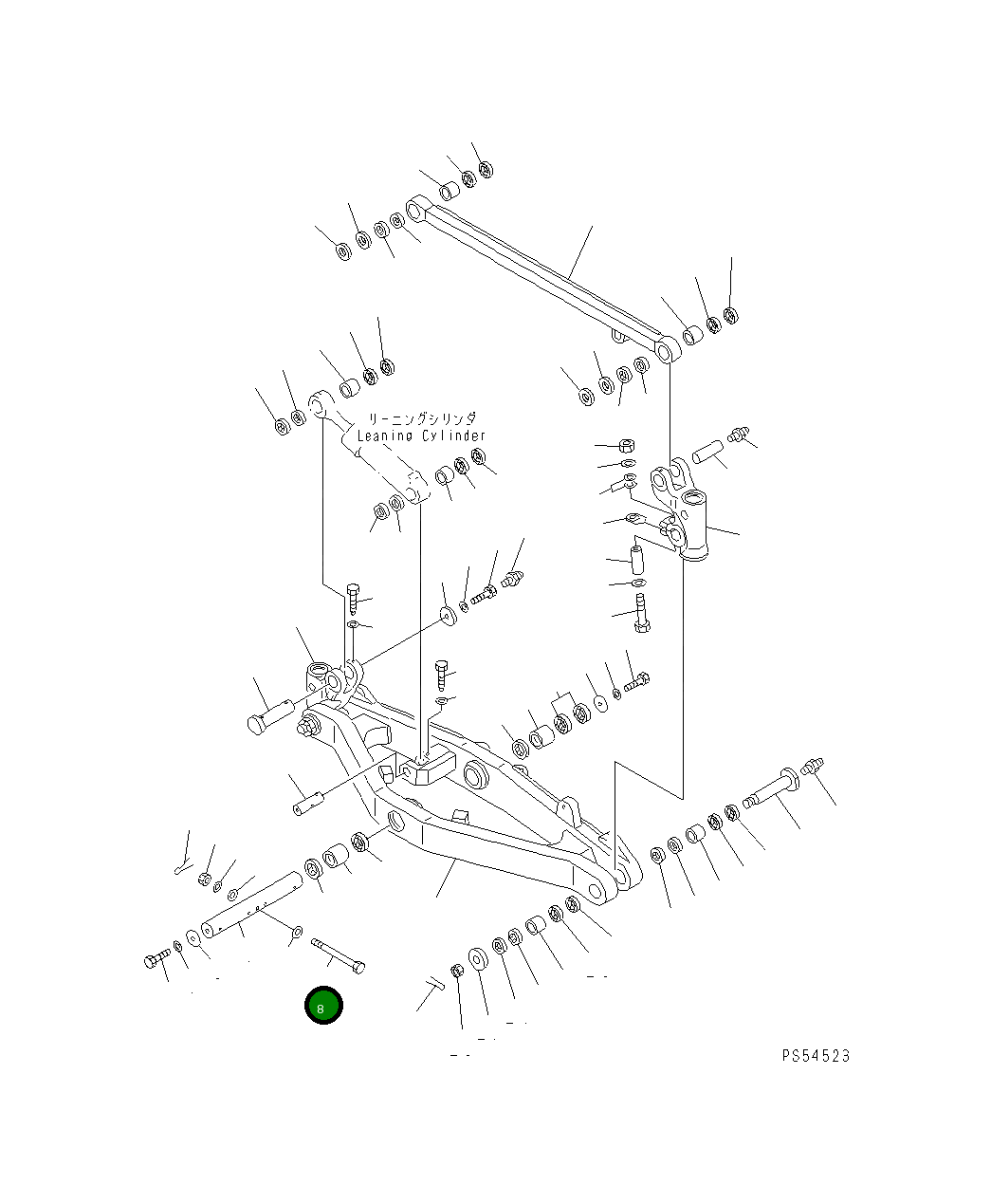 Болт 235-27-11360  Komatsu