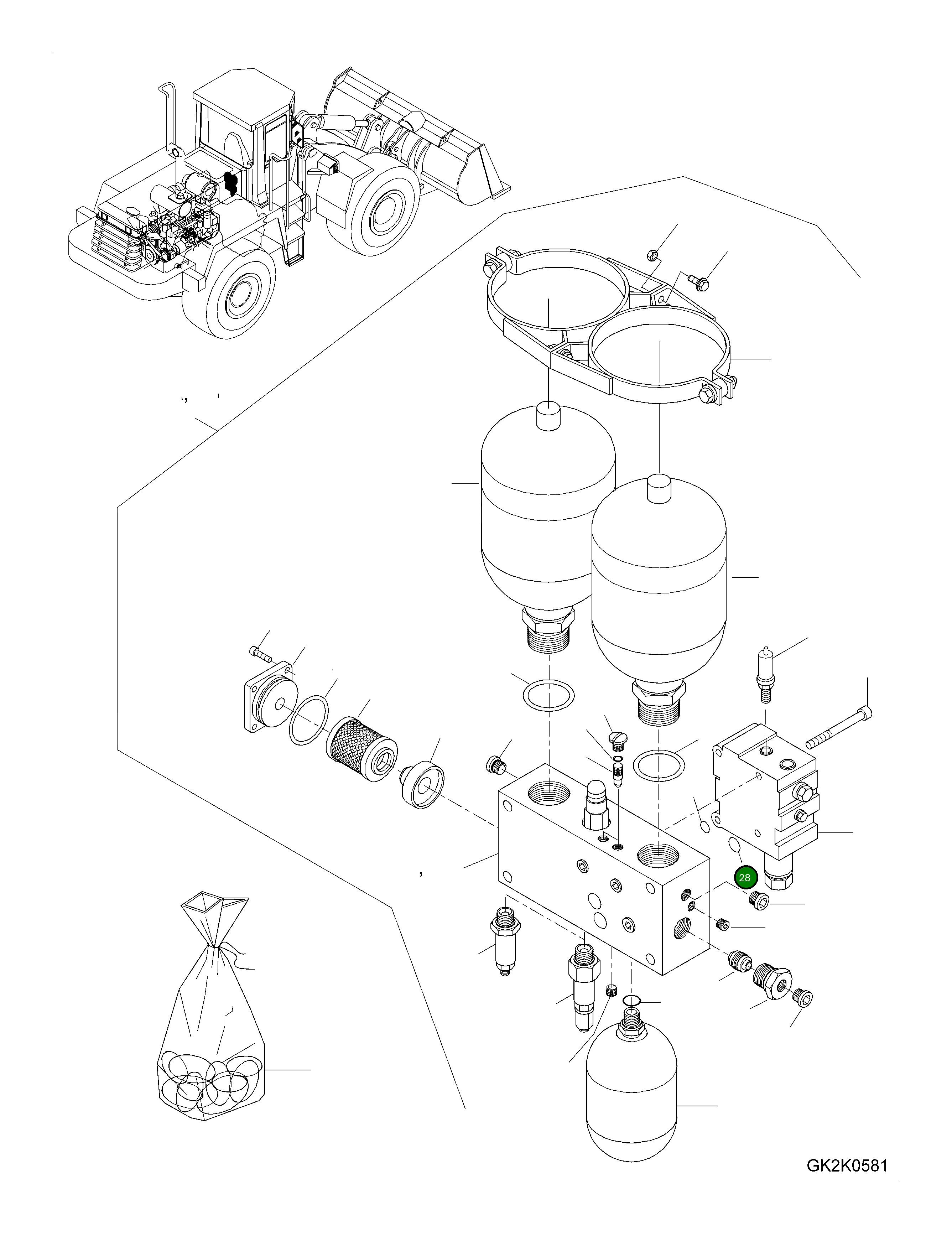 Кольцо уплотнительное (O-Ring) 421-43-H0R03 Komatsu