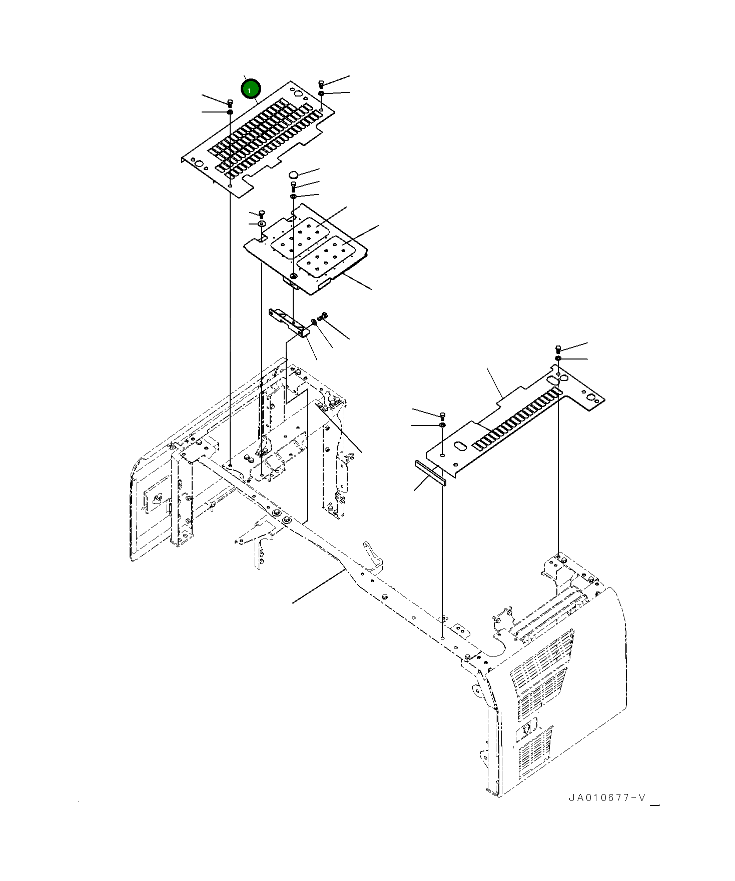 Крышка 203-54-12311 Komatsu