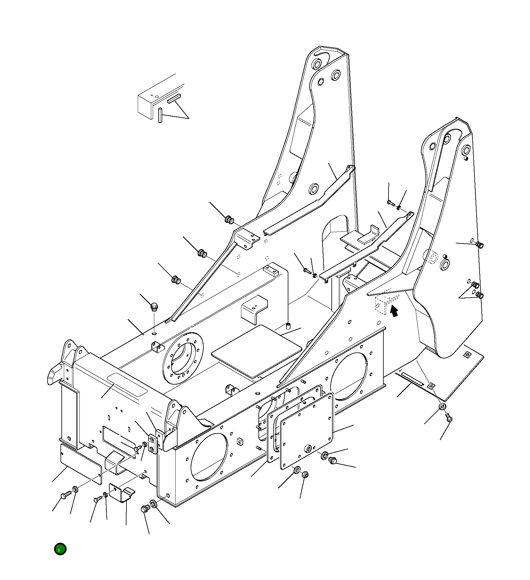 Крышка 37A-46-11280 Komatsu