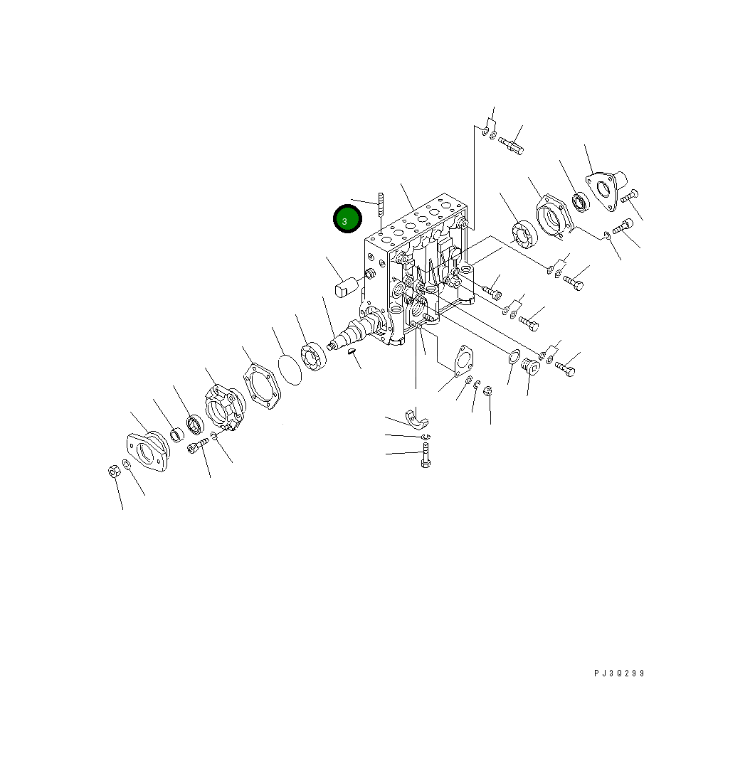Болт DK139014-0100 Komatsu