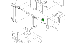 Крышка 21M-54-11411 Komatsu