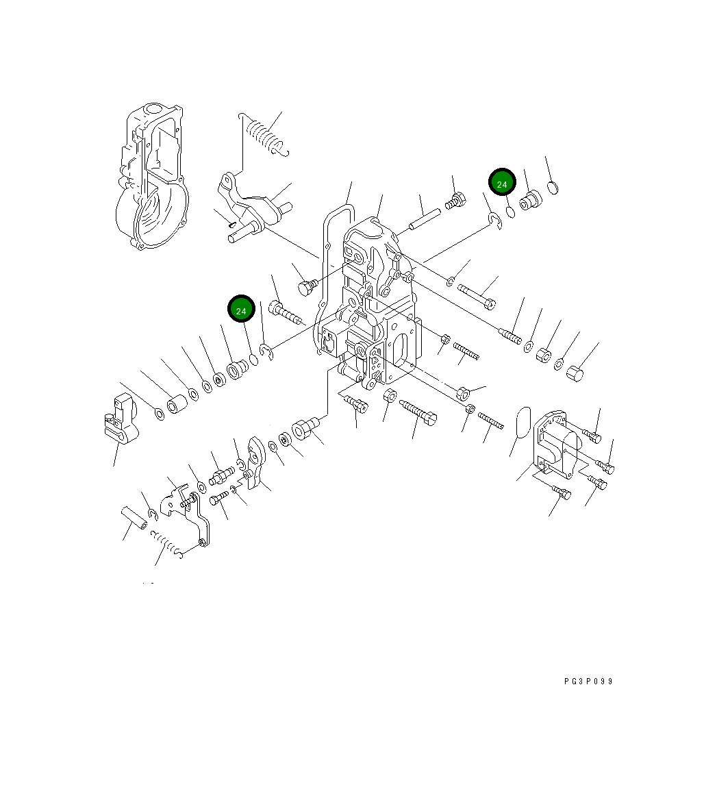 Кольцо уплотнительное (O-Ring) DK139700-0000  Komatsu
