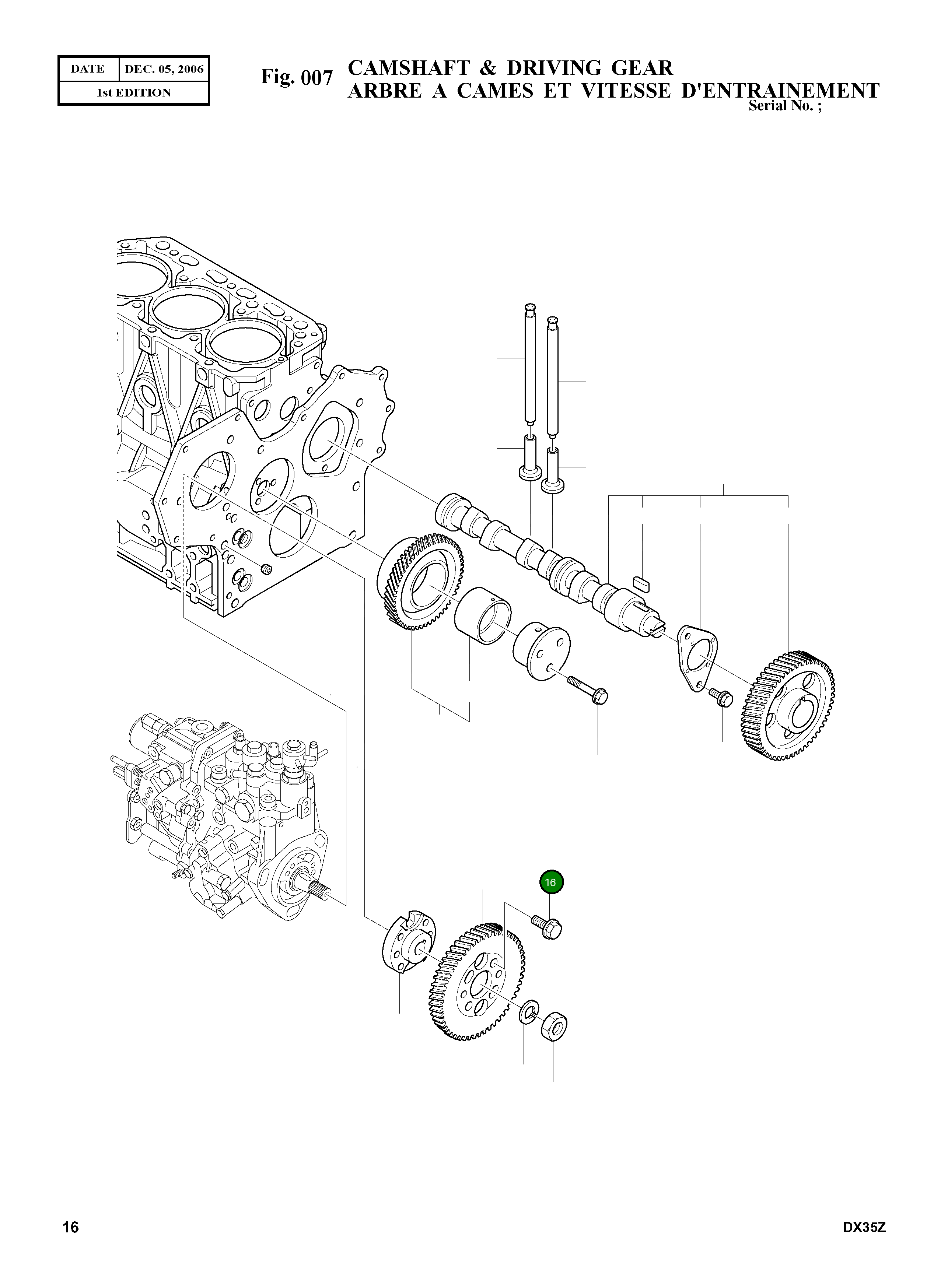 Болт K9004748 Komatsu