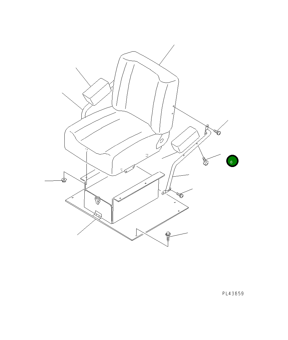 Болт 415-57-11290 Komatsu