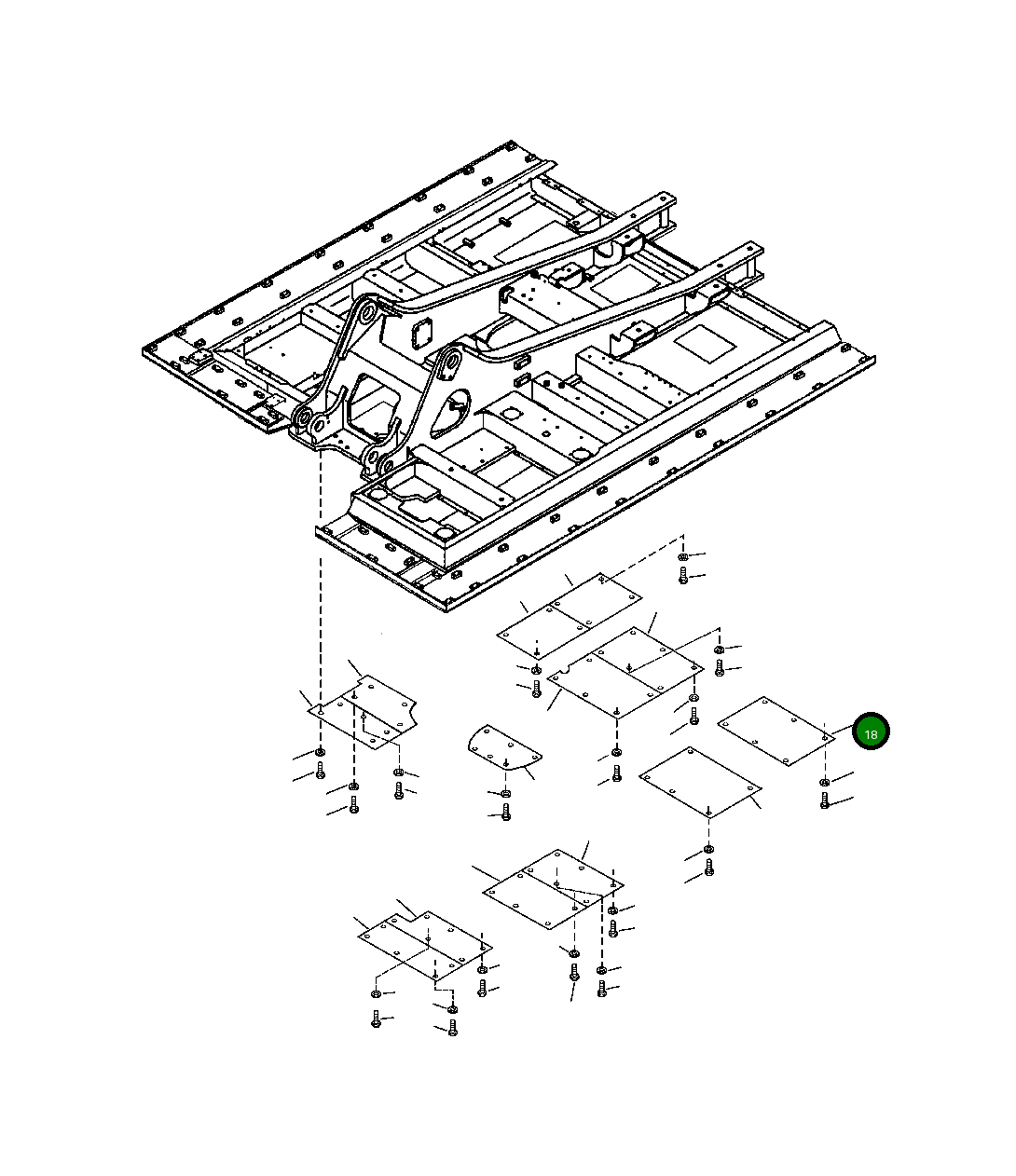 Крышка 207-54-A1490 Komatsu