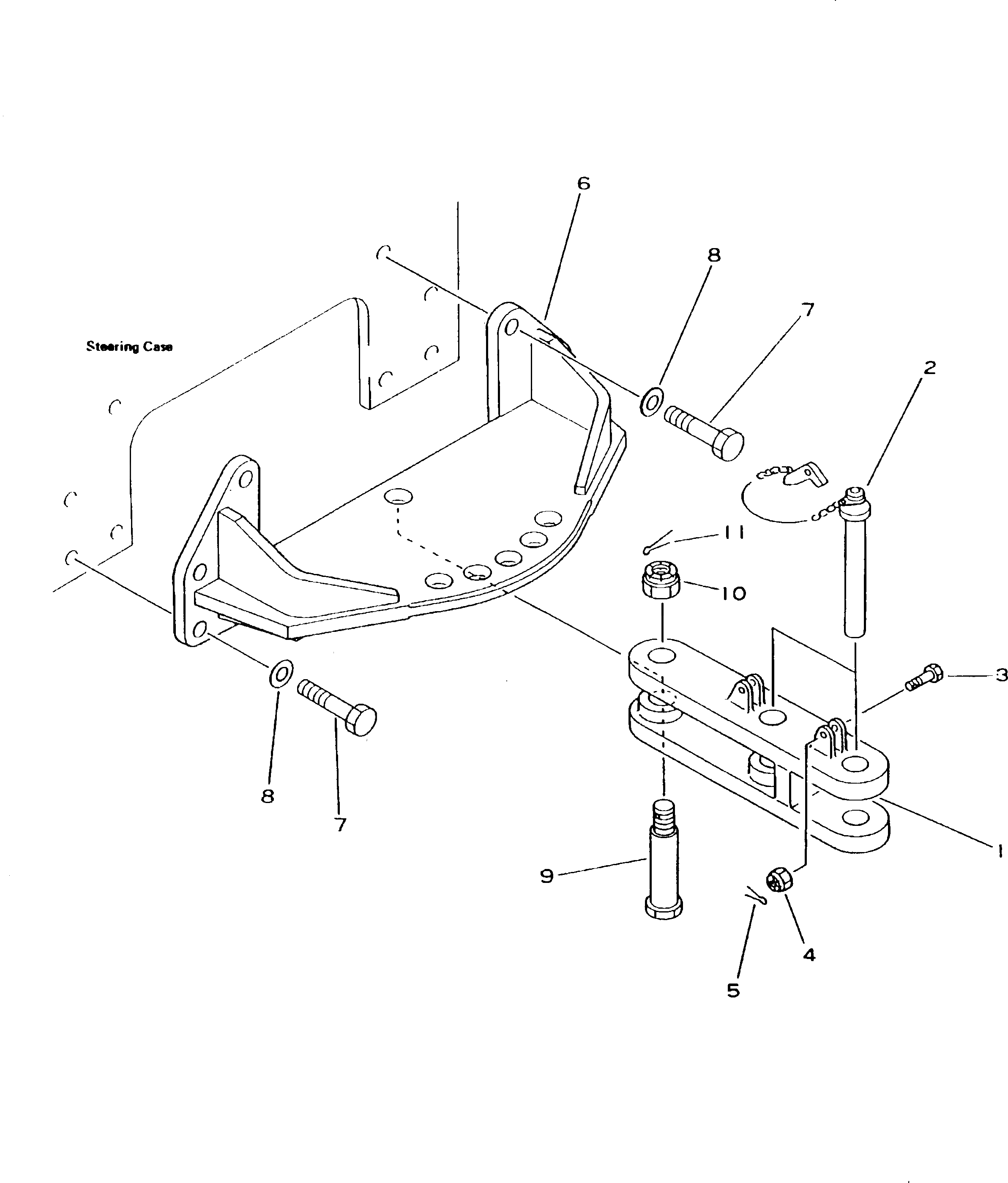 Болт 01012-31660  Komatsu