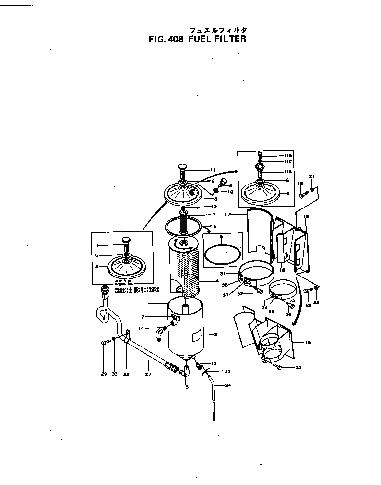 Болт 6110-11-4540  Komatsu