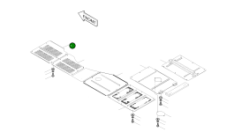 Крышка 2621-3096 Komatsu