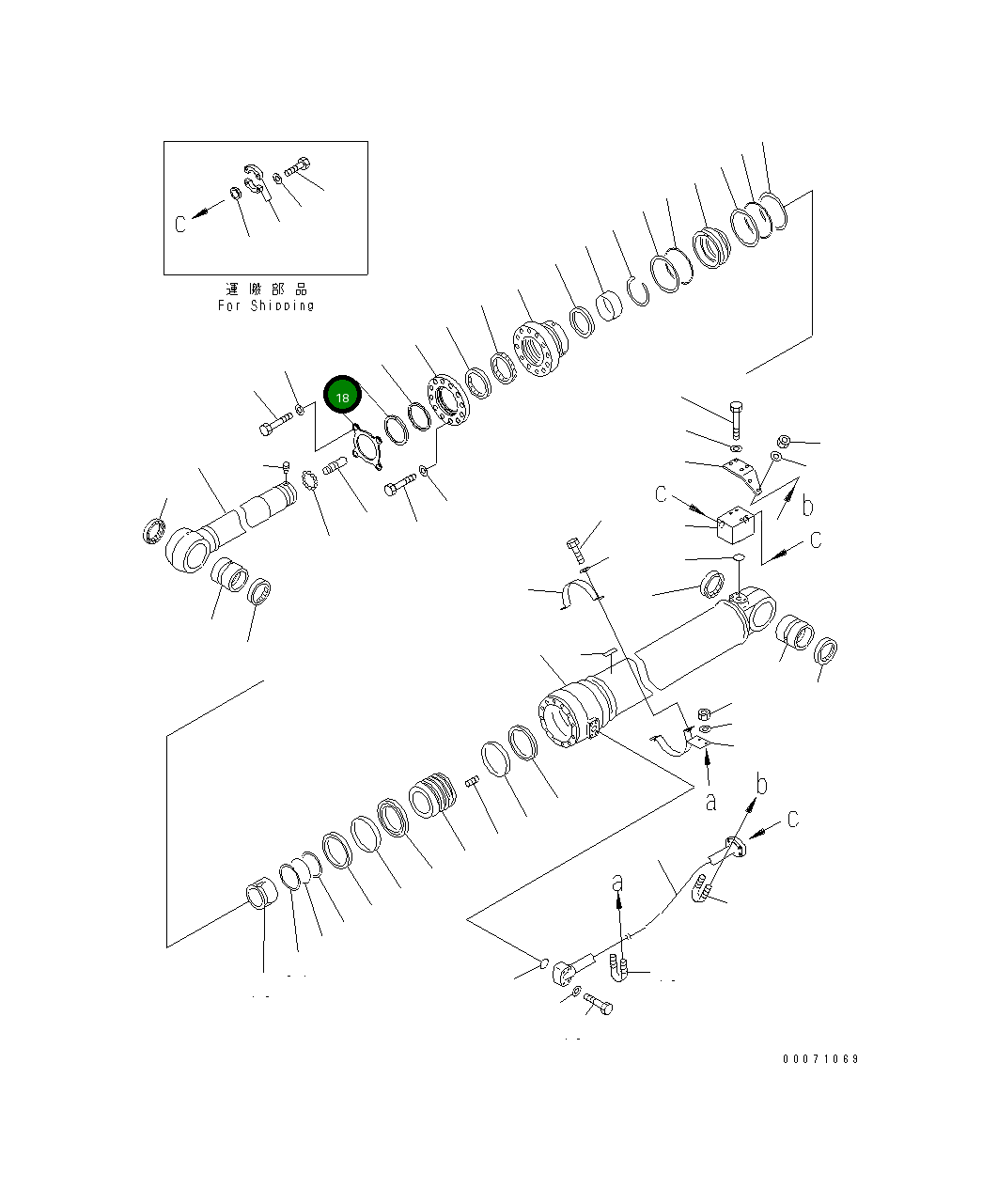 Кольцо 707-88-05030 Komatsu