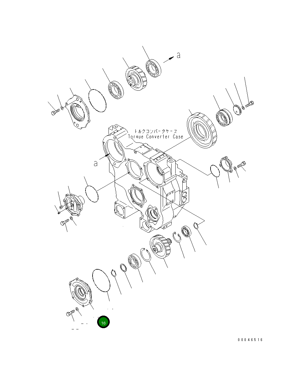 Крышка 154-13-64340 Komatsu